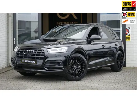 Audi Q5 45 TFSI Quattro 3x S-Line Black Optik AUTOMAAT-360CAMERA-ACC-CARPLAY-KEYLESS-LUCHTVERING-MAT