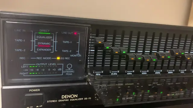 Denon DE-70 topmodel equalizer