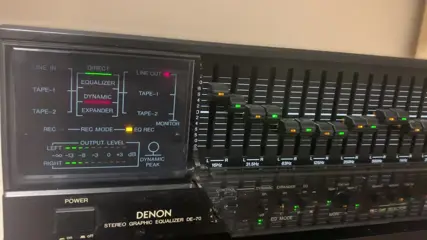 Denon DE-70 topmodel equalizer