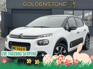 Citroen C3 1.2 PureTech S&S Shine Navi,Camera,Keyless,110pk,Clima,Cruise,Lm velgen,Pdc,Net beurt geh