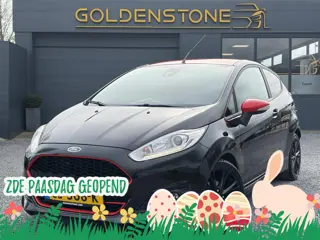 Ford Fiesta 1.0 EcoBoost Black Edition 141pk,Navi,Pdc,D-riem net vv,Clima,Cruise,Lm velgen,N.A.P,Apk