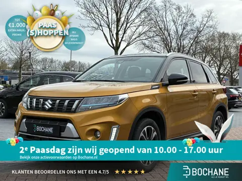 Suzuki Vitara 1.4 Boosterjet AllGrip Style Automaat 130PK | Trekhaak | Navigatie | Half-leder | Pano