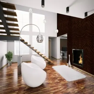 Zebraprint dierenprint bruin goud behang x12