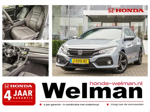 Honda Civic 1.0i VTEC EXECUTIVE - TURBO - AUTOMAAT - LEDER - PANORAMADAK