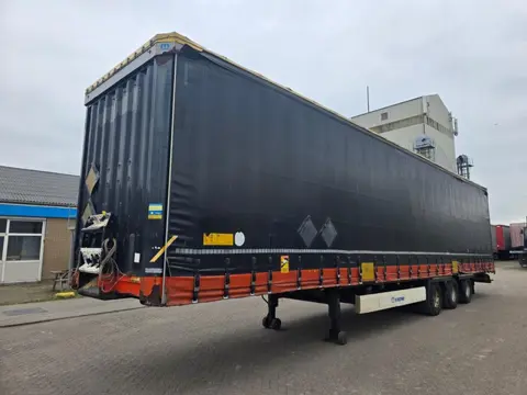 Krone BPW - DRUM Krone 3-assige Schuifzeiltrailer - BPW - Trommelremmen - Luchtvering - 445/45 R19.5