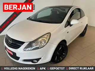 Opel Corsa 1.4-16V Color Edition AIRCO SPECIALE UITV ZWARTE VELGEN BLANKE LAK LAAT LOS RIJDT ZEER GO