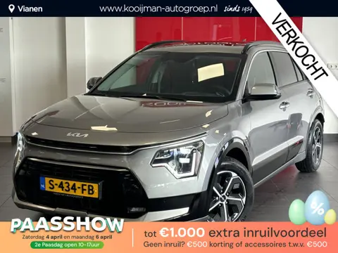 Kia Niro 1.6 GDi Hybrid DynamicPlusLine Nieuw Geleverd, Stoel&Stuurverwarming, 1300KG Trekhgewicht, 