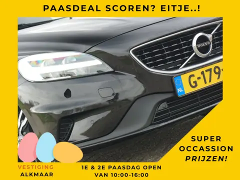 Volvo V40 1.5 T3 Momentum AUT | Onyx Black Metallic | Alcantara/Camera/Navi/Cruise/Full-LED
