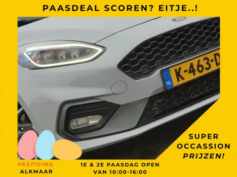 Ford Fiesta 1.5 EcoBoost ST-3 | Silver Fox | Recaro/Panorama/Full-LED/Carplay/Winterpack