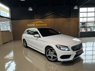 Mercedes-Benz C-Klasse Estate 180 Ambition Automaat Navigatie Rood leer Climate