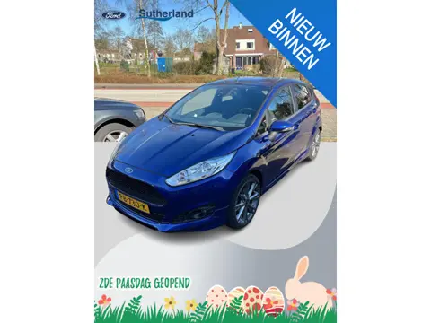Ford Fiesta 1.0 EcoBoost ST Line 100pk Achterspoiler | Trekhaak | Cruise control | Voorruit verwarmi