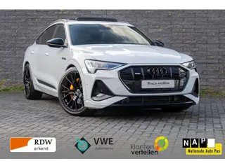 Audi E-tron Sportback 55 quattro edition 95 kWh PANORAMADAK White & Black s-line