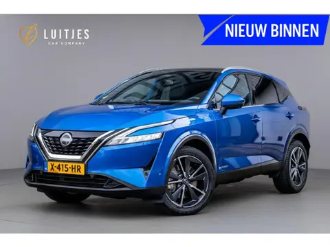 Nissan Qashqai 1.5 e-Power Tekna NL-auto|Panorama|Elek.stoelen|360°|Leder|Carplay|ACC|1e-eig.|Dealer