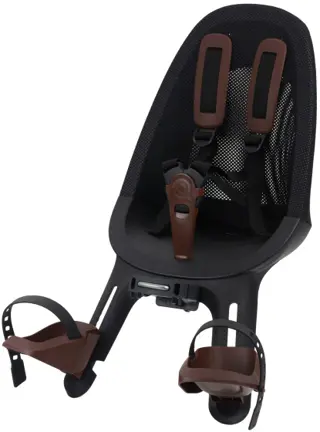 Qibbel Air fietsstoeltje voor zwart/bruin