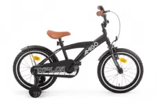 AMIGO Explorer 16 Inch Jongens Terugtraprem Zwart/Wit