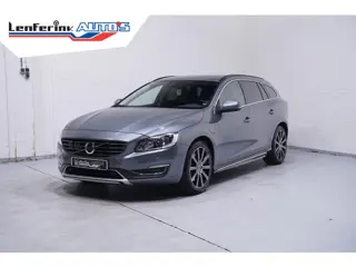 Volvo V60 2.4 D5 Twin Engine AWD navigatie lederen bekleding lane-assist stoelverwarming private-gla