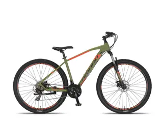 Altec Camaro MTB 27.5 Inch 45 cm Unisex 21V Mechanische schijfrem Legergroen/Rood
