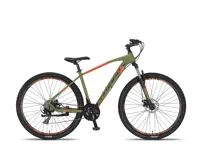 Altec Camaro MTB 27.5 Inch 45 cm Unisex 21V Mechanische schijfrem Legergroen/Rood