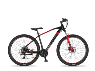 Altec Camaro MTB 27.5 Inch 45 cm Unisex 21V Mechanische schijfrem Zwart/Rood