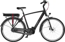 Vyber Ride E1 630Wh 28 Inch 57 cm Heren 7V Hydraulische schijfrem Zwart/Rood