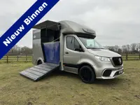 Mercedes-Benz Sprinter 319 AMG 2-paards paardenvrachtwagen B-rijbewijs 3500KG trekhaak!