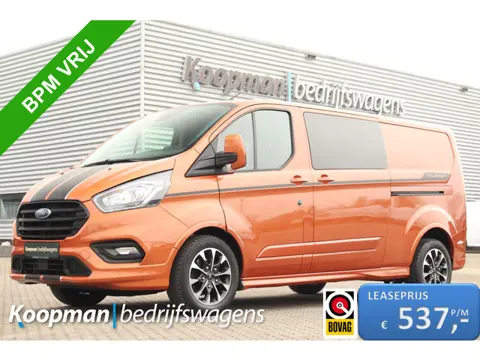 Ford Transit Custom 320 2.0TDCI 185pk L2H1 Sport | DC | Automaat | Trekhaak | Camera | Carplay/Andro