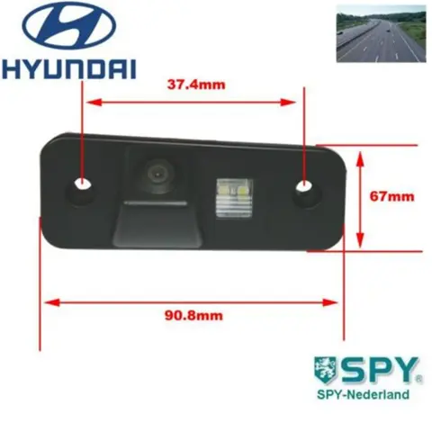 Hyundai New Santa Fe achteruitrijcamera systeem SPY