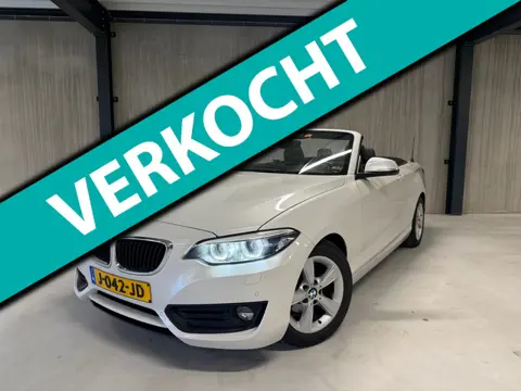 BMW 2-serie Cabrio 218i - Harman Kardon - Stuur + Stoelverw - Dealer Ond - Trekhaak