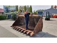 Zeer zware puinbak dubbele Caterpillar aansluiting