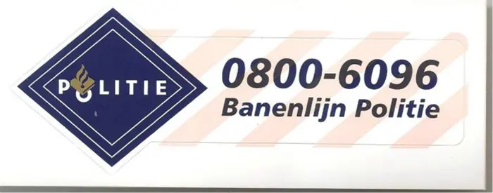 Sticker politie
