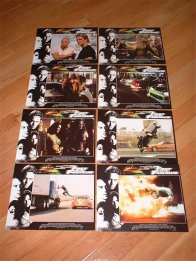 THE FAST &amp; THE FURIOUS filmfotoset.