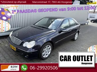 Mercedes-Benz C-Klasse 180 K. Elegance AUTOMAAT, Clima, CC, PDC v/a, LM, Trekh, nw. APK – Inruil Mog