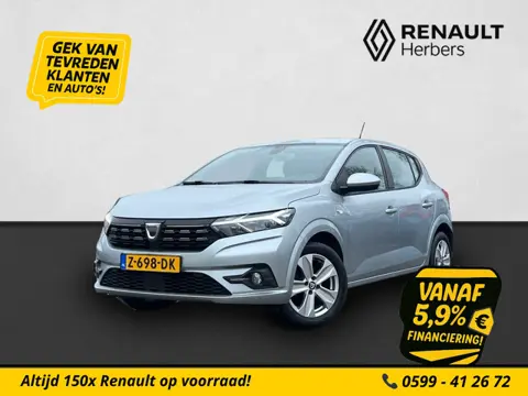 Dacia Sandero 1.0 TCe 90 Comfort AIRCO / APPLE CARPLAY / LM WIELEN / STOELVERWARMING