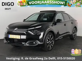 Citroen Ë-C4 X Max 54 kWh LONG RANGE | 97% SOH | Schuif-/Kanteldak | Navigatie | Leder | Camera |