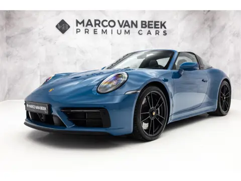 Porsche 911 992 Targa 3.0 4 GTS | PTS Oslo Blue | Lift | Burmester | Stoelventilatie