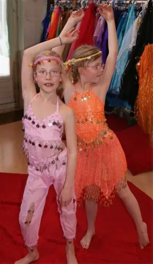 Buikdanskostuums meisjes en kinderen Shakira danskleding