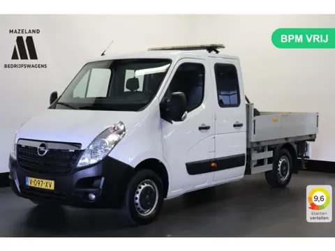 Opel Movano 2.3 CDTI BiTurbo L2 Openlaadbak - Airco - Navi - HIAB kraan - € 19.950,- Excl.