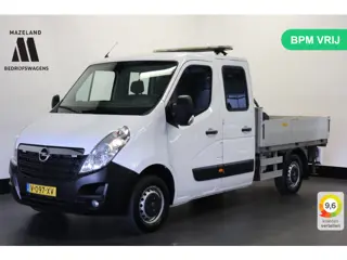 Opel Movano 2.3 CDTI BiTurbo L2 Openlaadbak - Airco - Navi - HIAB kraan - € 19.950,- Excl.