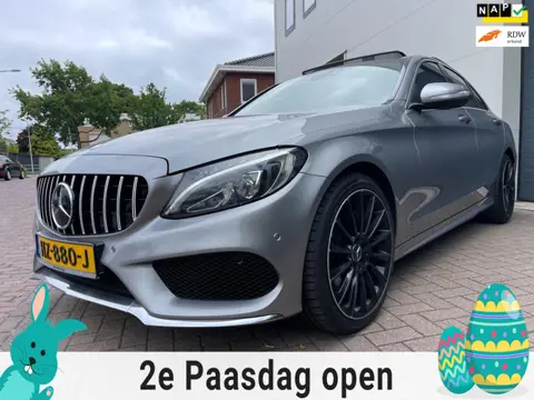 Mercedes-Benz C-klasse 220 CDI/AMG/Pano/Headup/Leder/Dodenhoekdetectie/Climate-c/Cruise-c/Led/Sfeerv