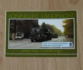 Sticker, Aan- en Afvoertroepen, KL, jaren'80.(1)
