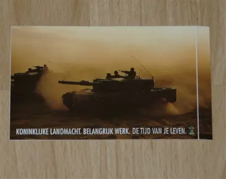 Sticker, Tank, Leopard II, KL, jaren'90.(1)