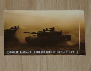 Sticker, Tank, Leopard II, KL, jaren'90.(1)
