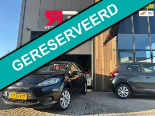 Ford Fiesta 1.25 Champion Zwart- metallic airco LM-velgen NAP dealer-onderhouden/2 sleutels/nette au