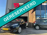 Ford Fiesta 1.25 Champion Zwart- metallic airco LM-velgen NAP dealer-onderhouden/2 sleutels/nette au