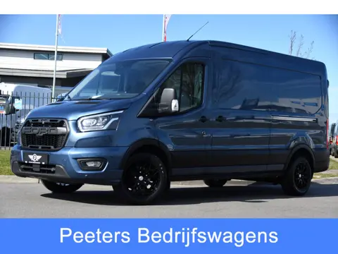 Ford Transit 350 2.0 TDCI L3H2 Limited PB Edition Camera, Cruise, Carplay, 2 x schuifdeur, 185pk, Au