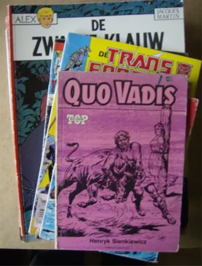 Diverse stripboeken a t/m j adv. 563