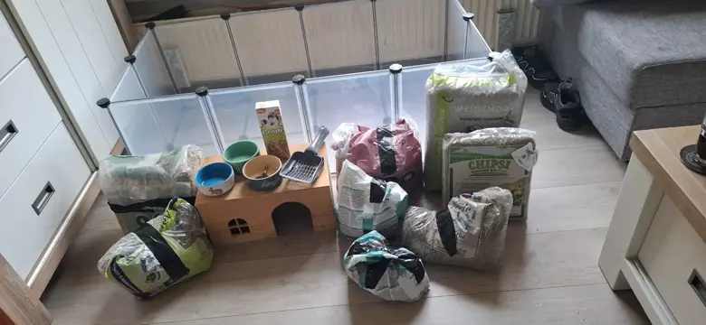 complete konijnverzorging te koop alles in een