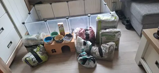 complete konijnverzorging te koop alles in een