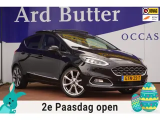 Ford Fiesta 1.0 EcoBoost Hybrid Vignale 125PK +Led+stoel&stuurverw+Panodak+nav+camera+Volleder = SUP