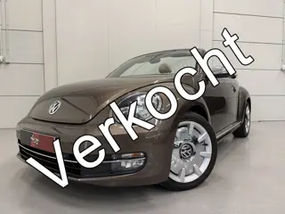 Volkswagen Beetle Cabriolet 1.4 TSI DSG 70's Edition TOFFEE BROWN/BEIGE LEER/18"CHROME/STOELVERW/NAV